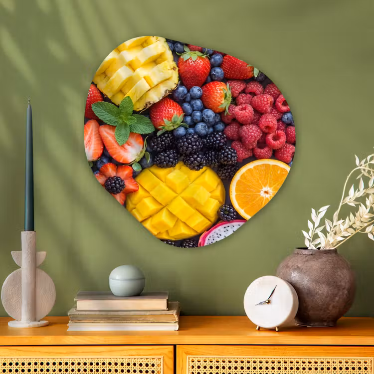 Organische schilderij - Aluminium - Fruit - Vers - Kleurrijk - Eten — 2