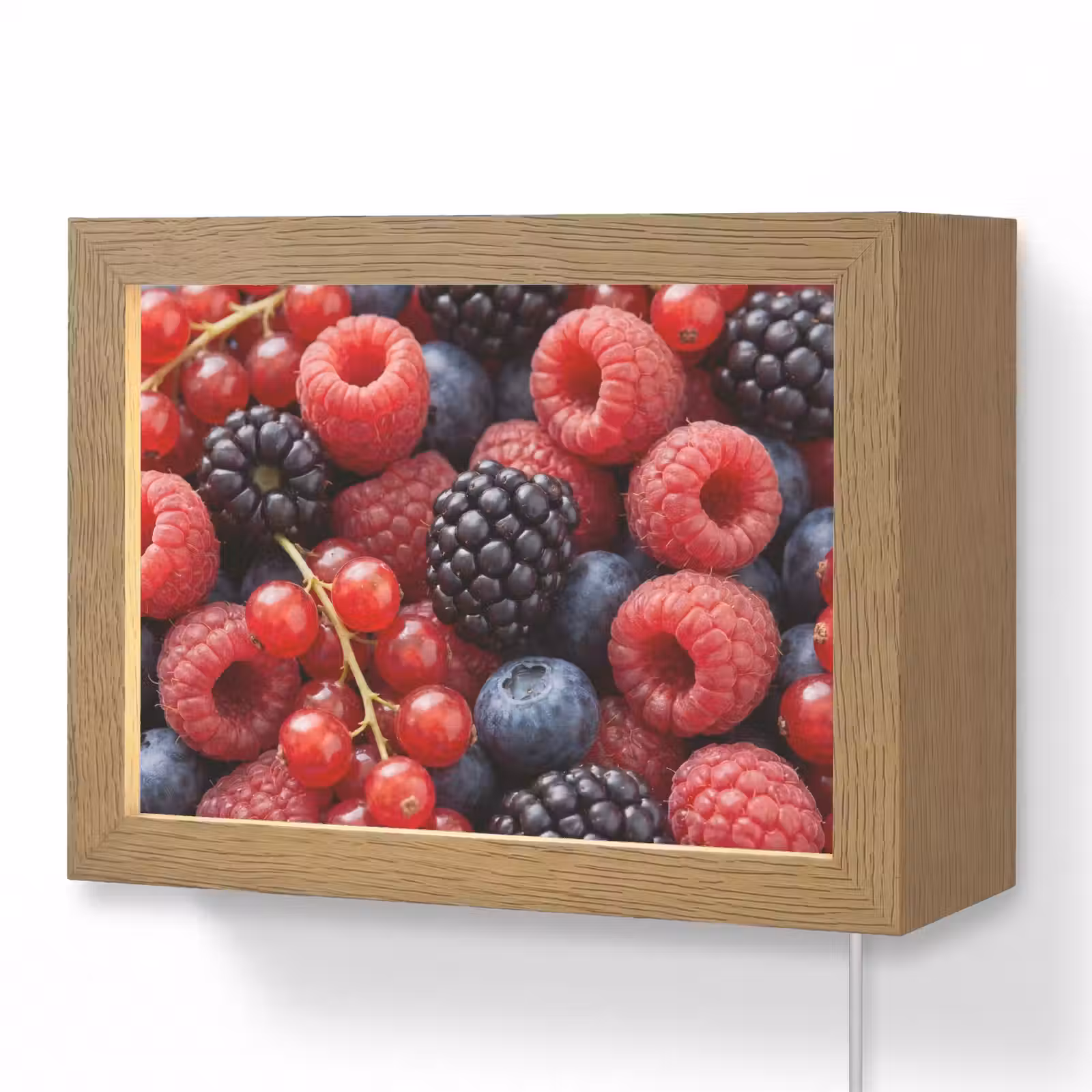 Lightbox - Wandlamp - Bessen - Mix - Vers - Eten - Kleurrijk — 1