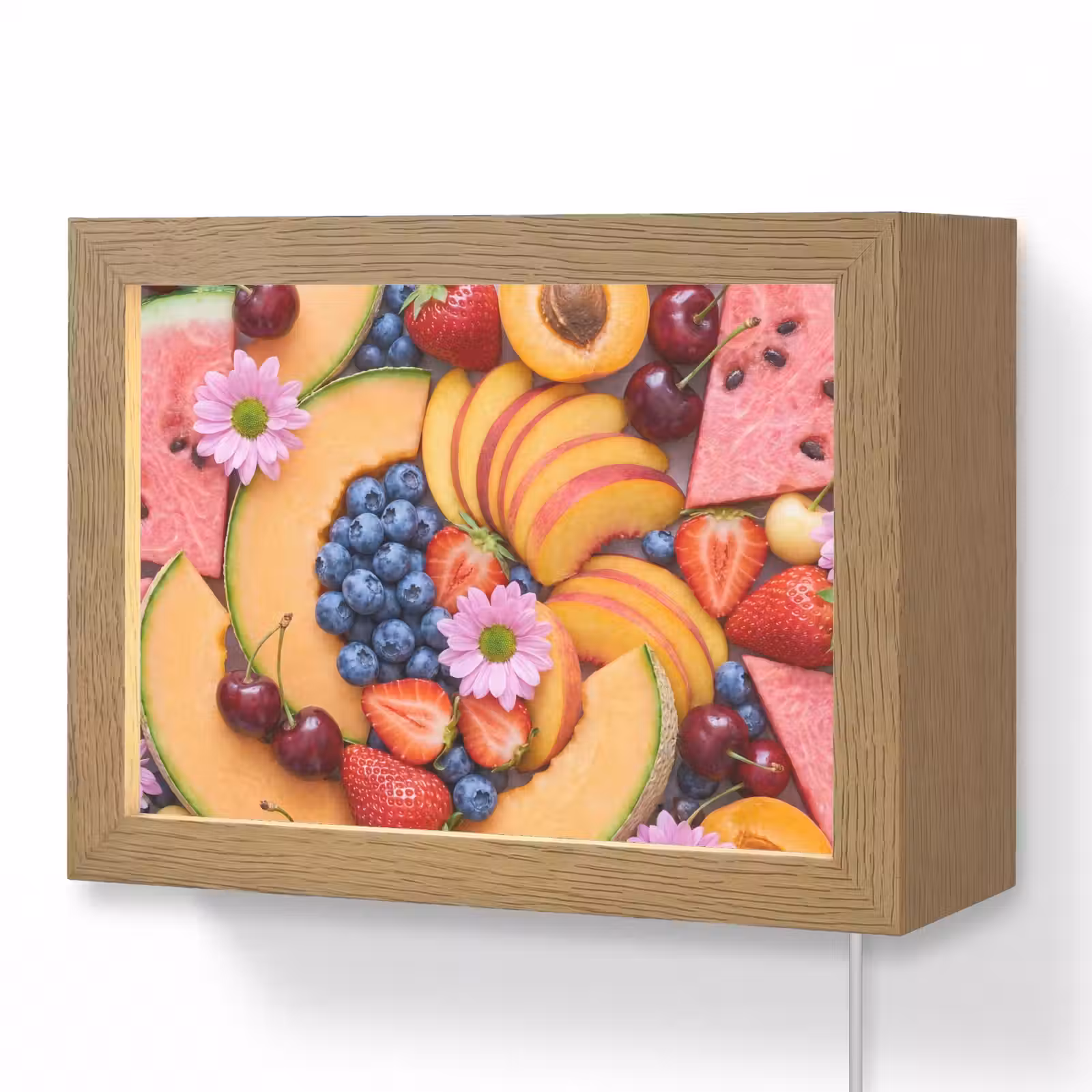 Lightbox - Wandlamp - Eten - Fruit - Zomer - Kleurrijk — 1