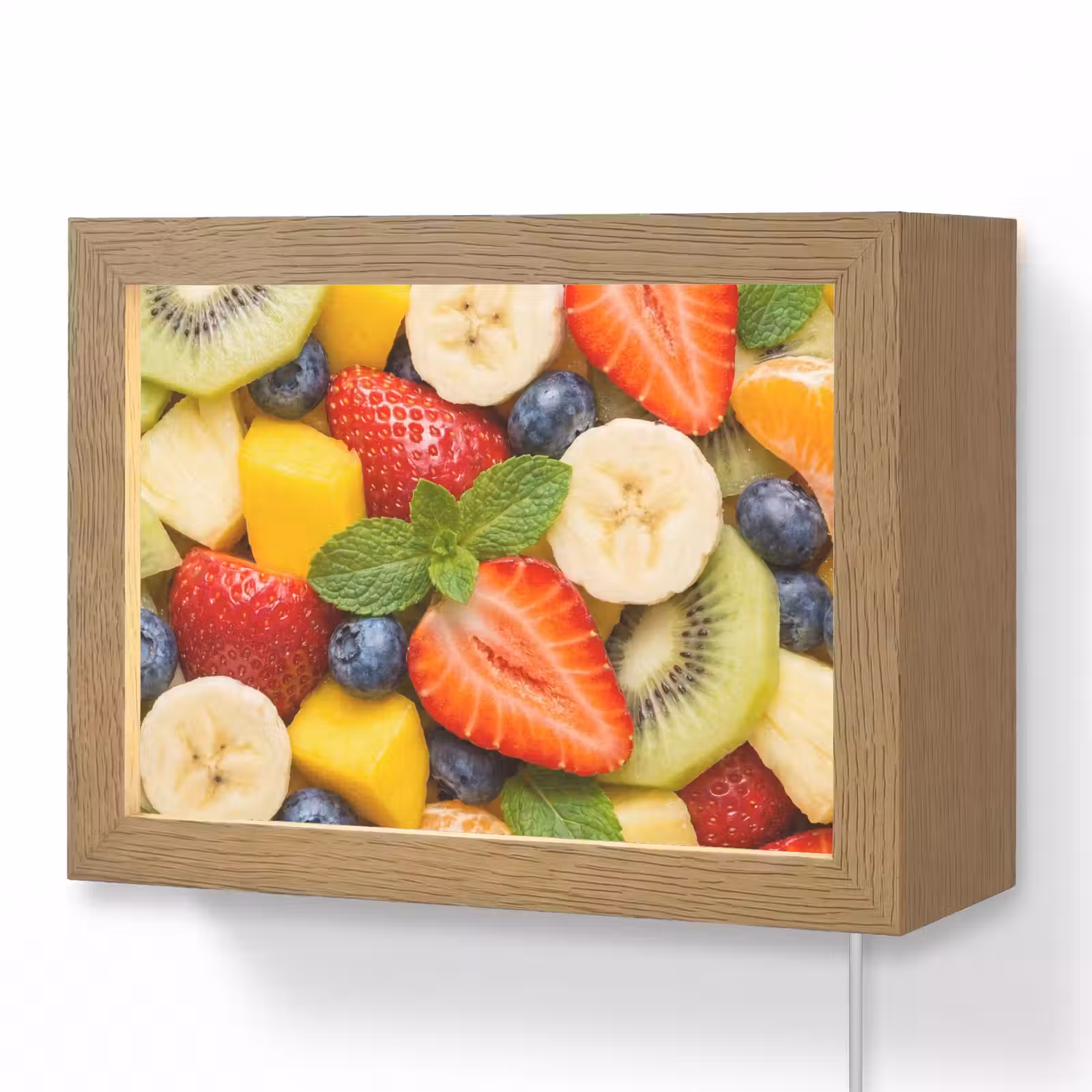Lightbox - Wandlamp - Fruit - Plakjes - Eten - Kleurrijk — 1