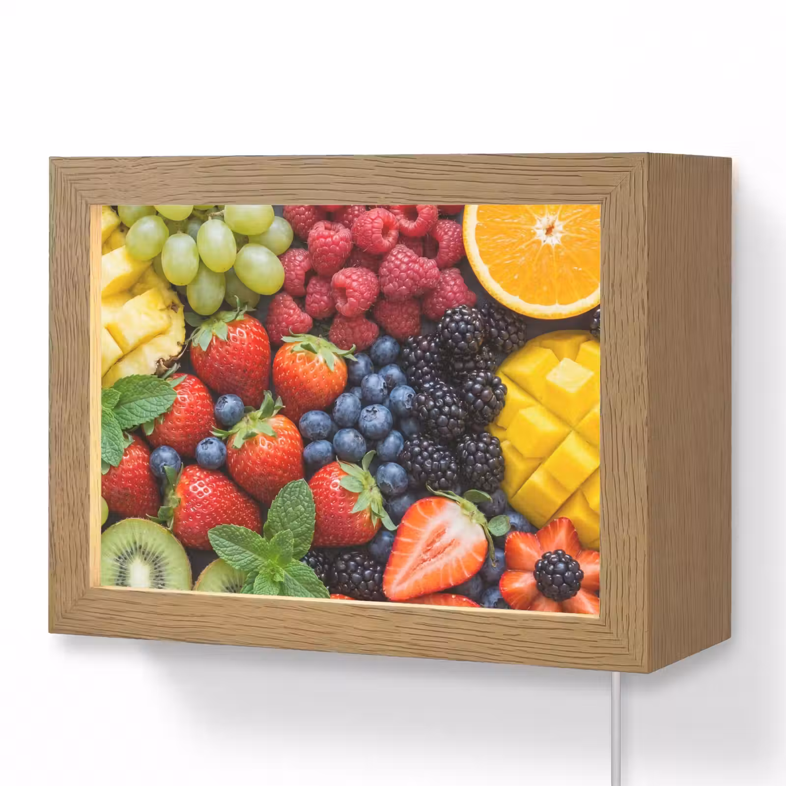 Lightbox - Wandlamp - Fruit - Vers - Kleurrijk - Eten — 1