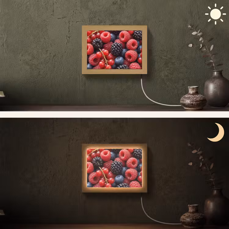 Lightbox - Wandlamp - Bessen - Mix - Vers - Eten - Kleurrijk — 3