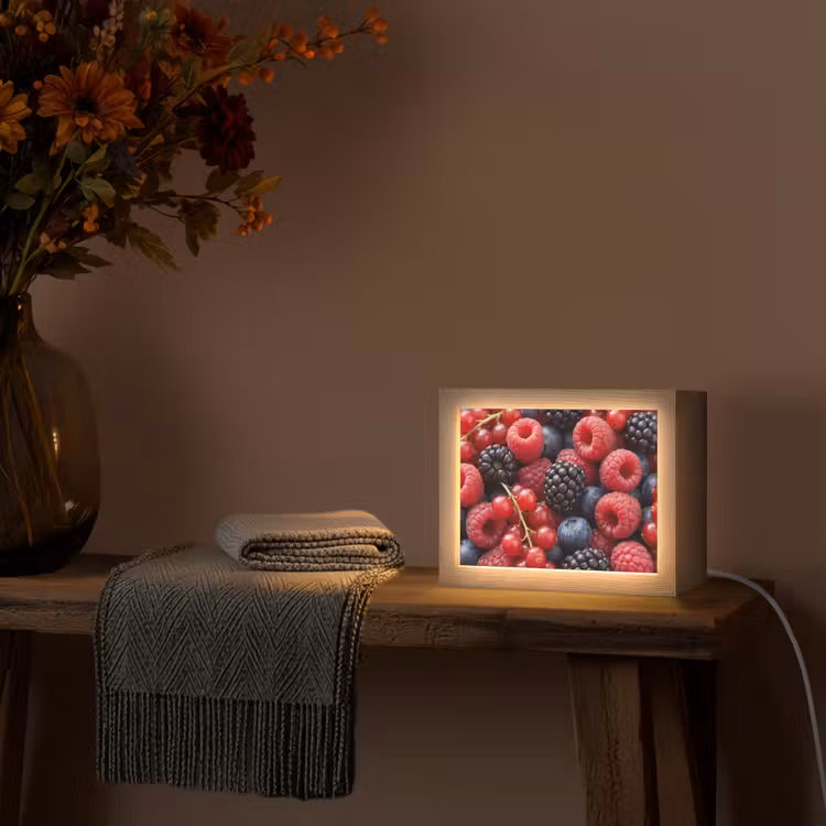 Lightbox - Wandlamp - Bessen - Mix - Vers - Eten - Kleurrijk — 5
