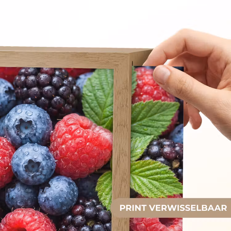 Lightbox - Wandlamp - Bessen - Vers - Waterdruppels - Kleurrijk - Eten — 6