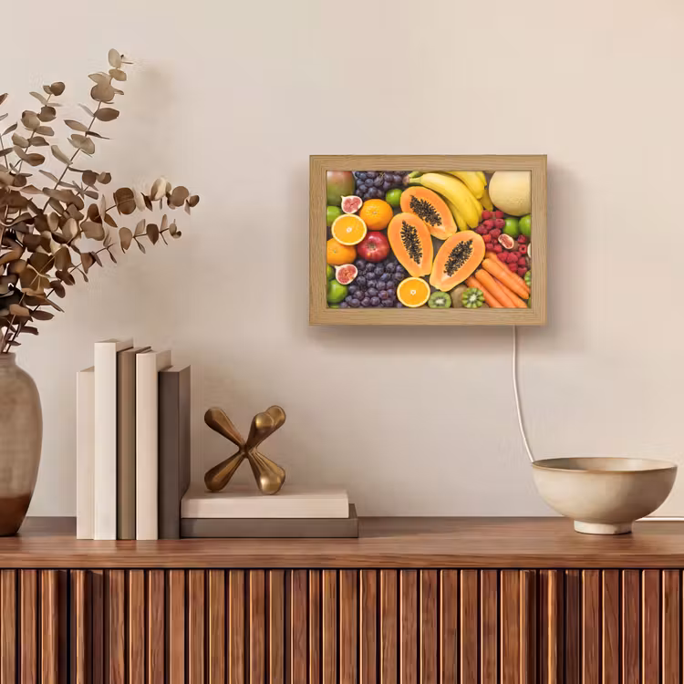 Lightbox - Wandlamp - Eten - Fruit - Groenten - Vers - Kleurrijk — 4
