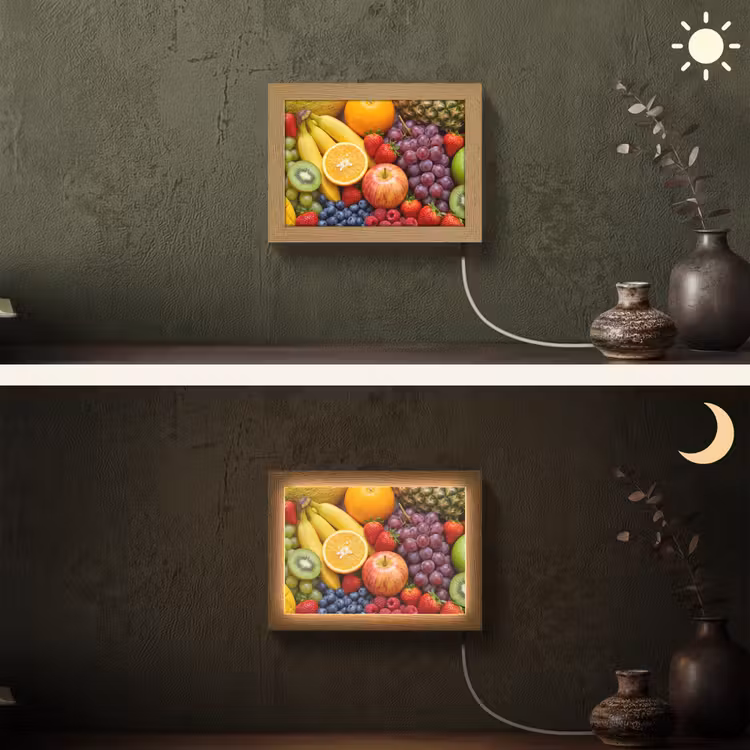 Lightbox - Wandlamp - Eten - Fruit - Vers - Kleurrijk - Voeding — 3