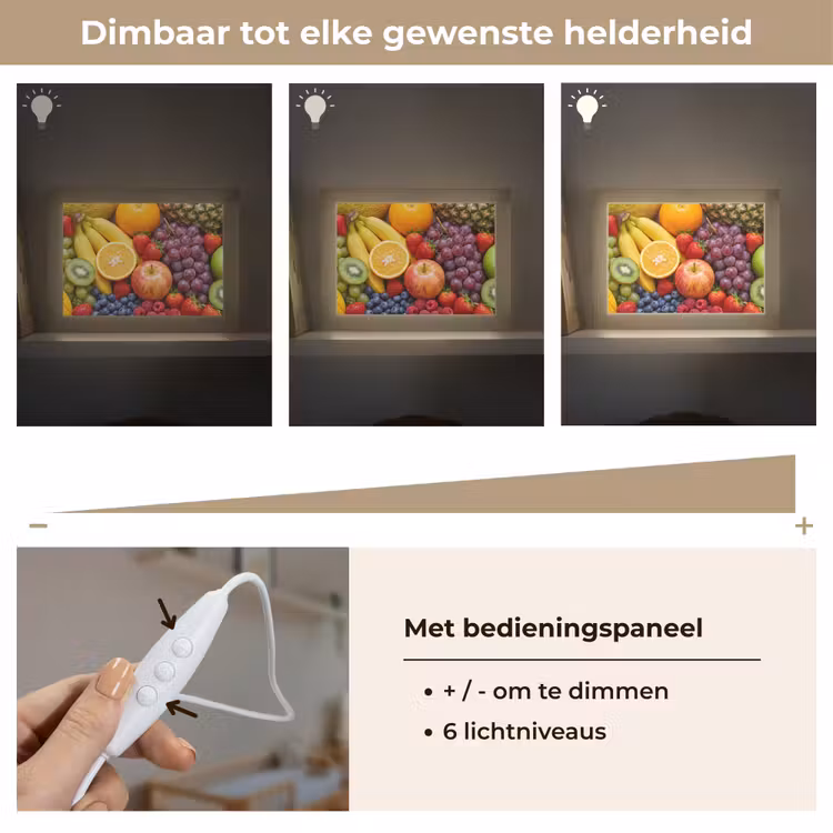 Lightbox - Wandlamp - Eten - Fruit - Vers - Kleurrijk - Voeding — 8