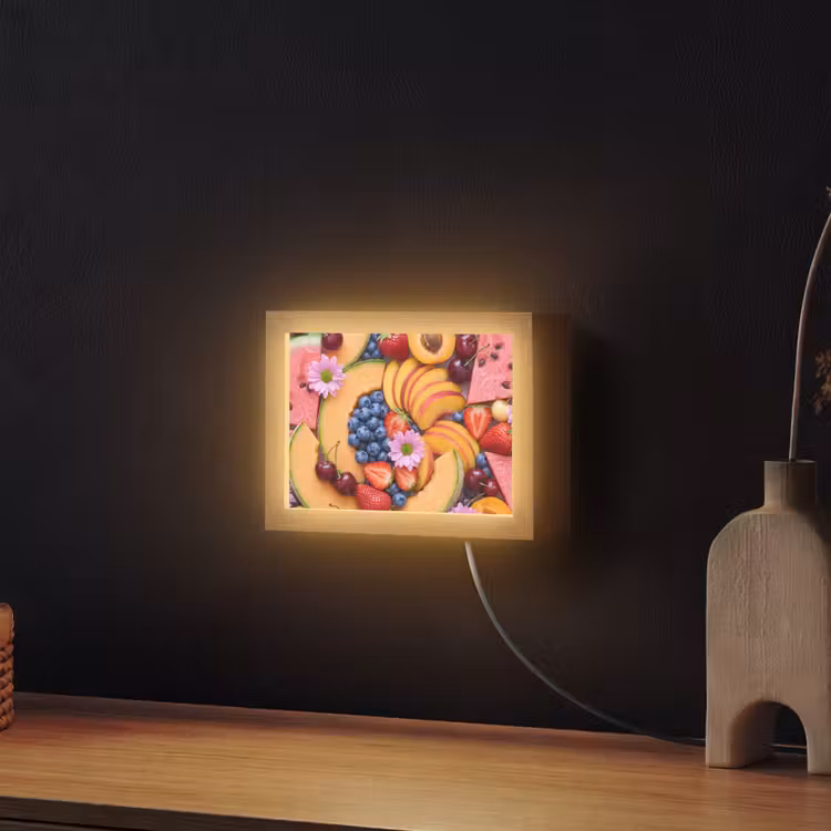 Lightbox - Wandlamp - Eten - Fruit - Zomer - Kleurrijk — 2
