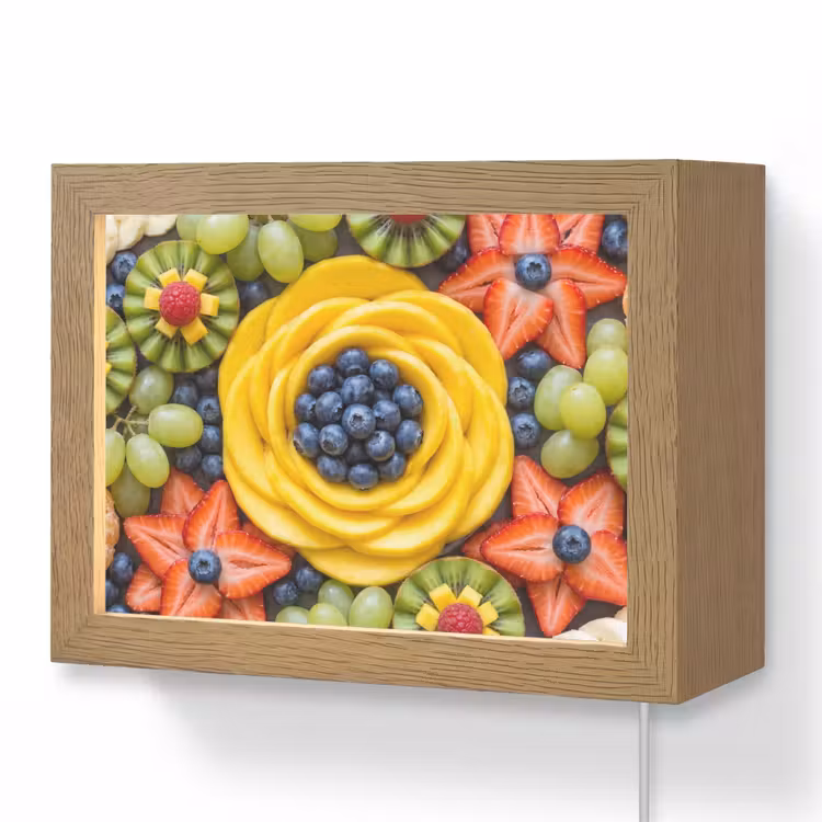 Lightbox - Wandlamp - Fruit - Arrangement - Gezond - Kleurrijk - Eten — 1