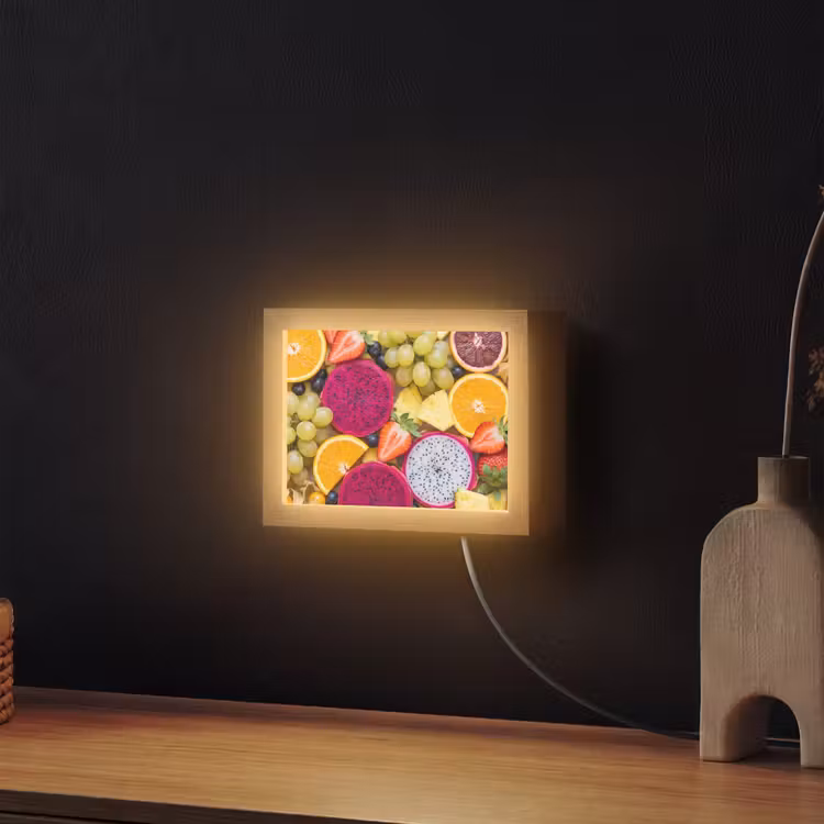 Lightbox - Wandlamp - Fruit - Assortiment - Kleurrijk - Gezondheid — 2