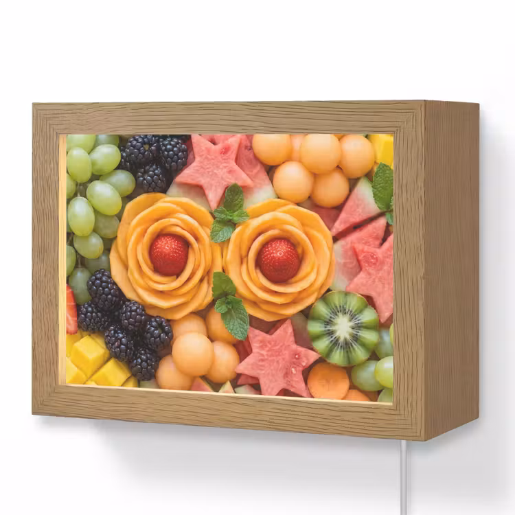 Lightbox - Wandlamp - Fruit - Variatie - Kleurrijk - Vers - Eten — 1
