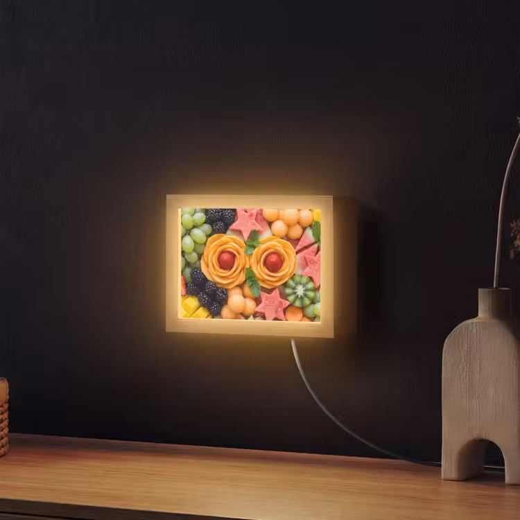 Lightbox - Wandlamp - Fruit - Variatie - Kleurrijk - Vers - Eten — 2