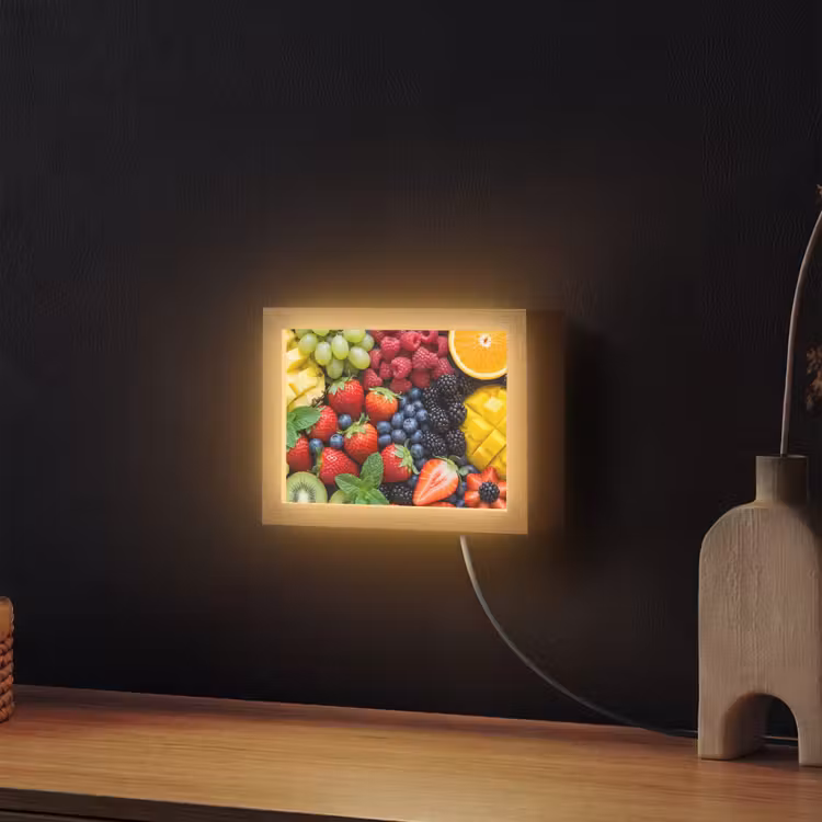Lightbox - Wandlamp - Fruit - Vers - Kleurrijk - Eten — 2