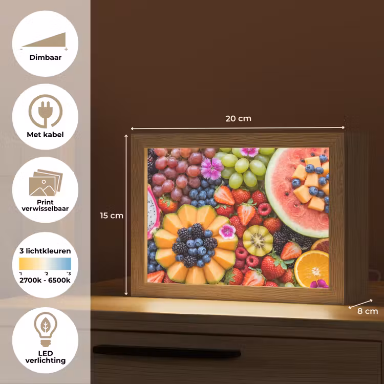 Lightbox - Wandlamp - Fruit - Vers - Variatie - Eten - Kleurrijk — 9
