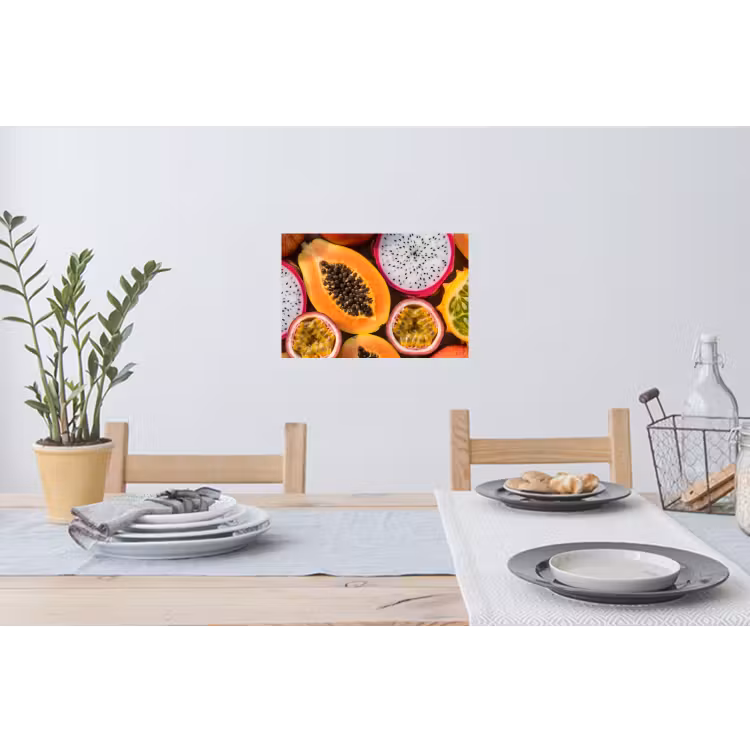 Muursticker - Fruit - Geopend - Tropisch - Eten - Kleurrijk — 3