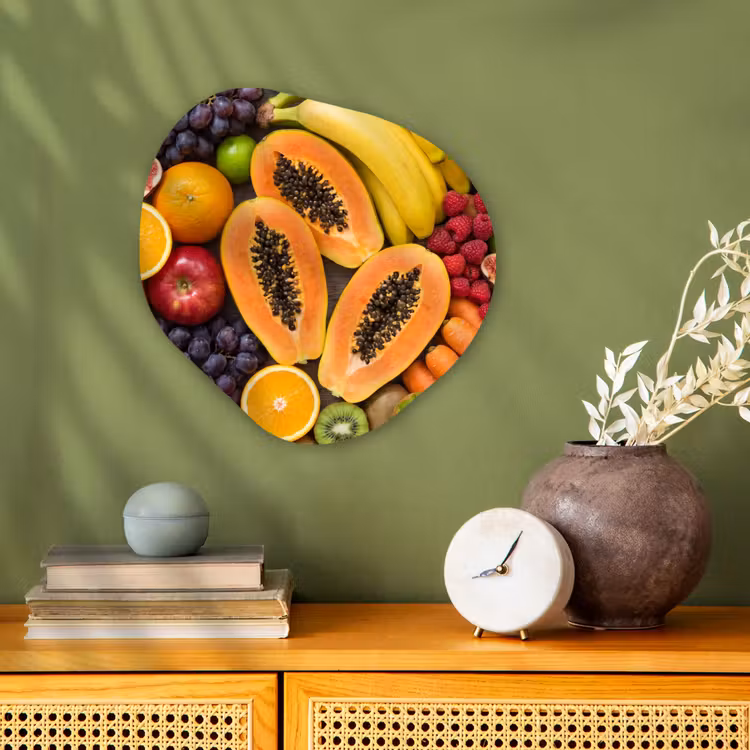Organisch schilderij - Forex - Eten - Fruit - Groenten - Vers - Kleurrijk — 2