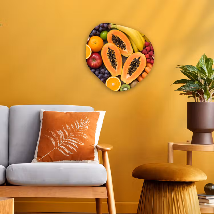 Organisch schilderij - Forex - Eten - Fruit - Groenten - Vers - Kleurrijk — 3