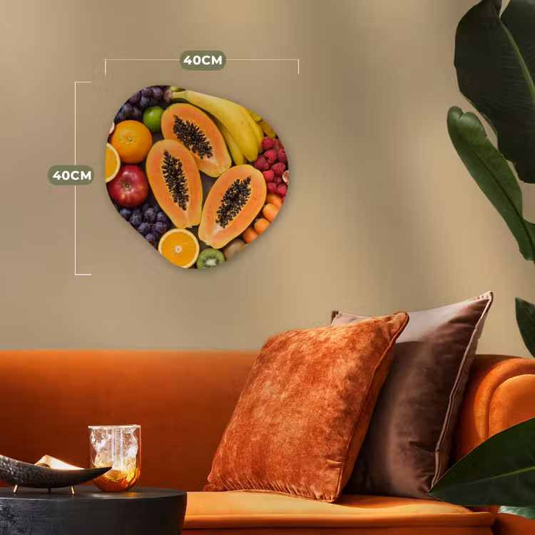 Organisch schilderij - Forex - Eten - Fruit - Groenten - Vers - Kleurrijk — 4