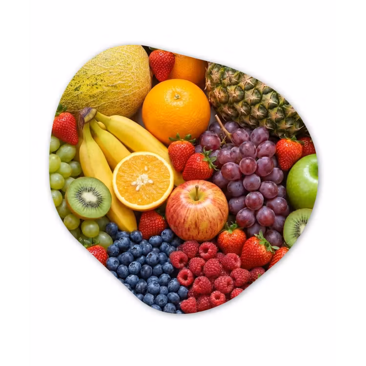 Organisch schilderij - Forex - Eten - Fruit - Vers - Kleurrijk - Voeding — 1