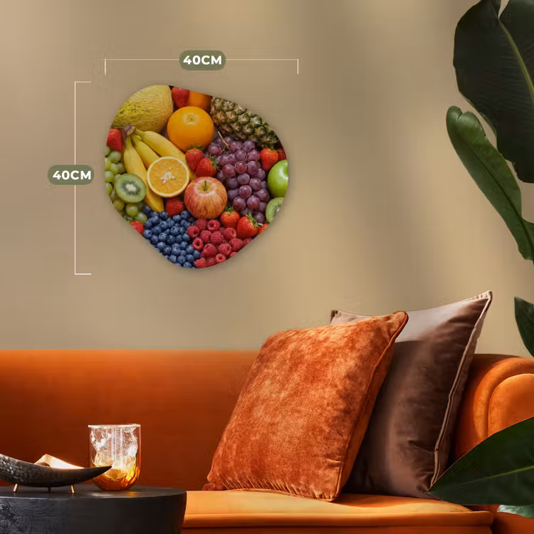 Organisch schilderij - Forex - Eten - Fruit - Vers - Kleurrijk - Voeding — 4