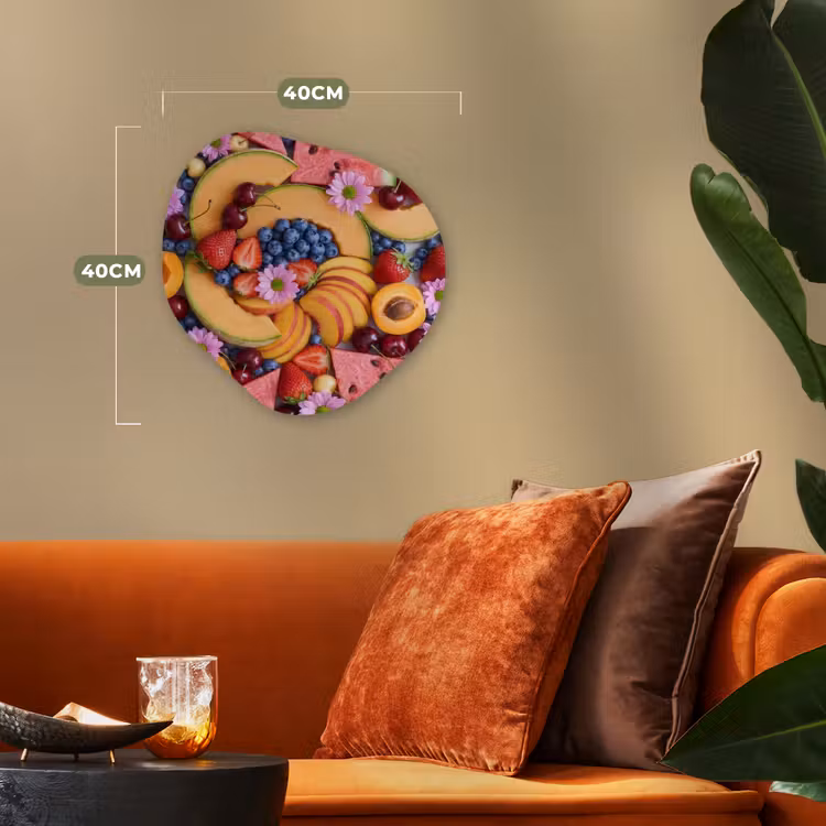 Organisch schilderij - Forex - Eten - Fruit - Zomer - Kleurrijk — 4