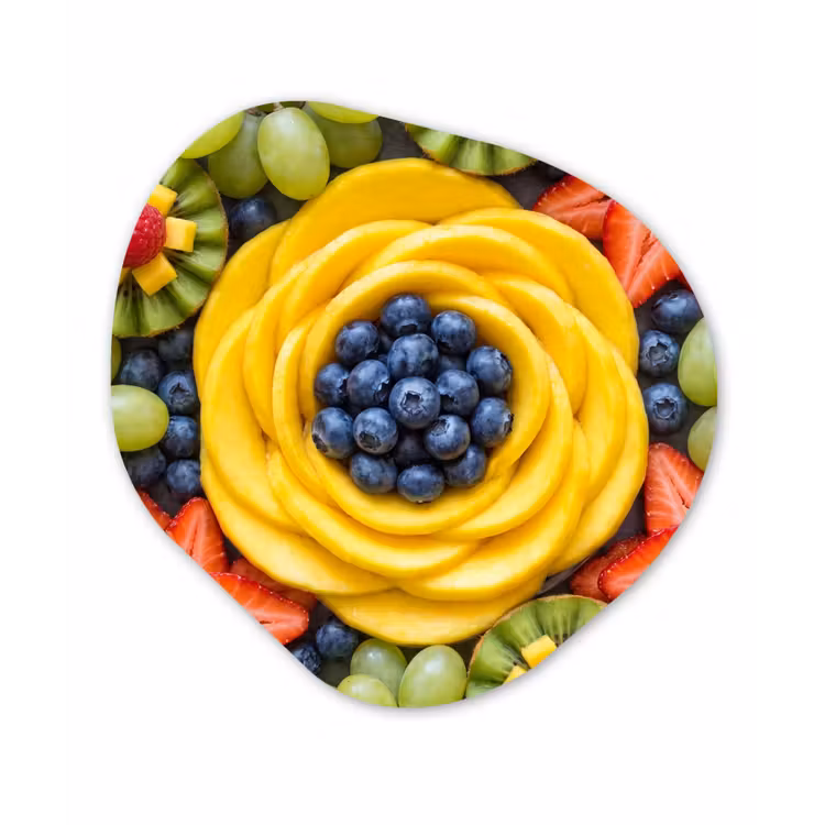 Organisch schilderij - Forex - Fruit - Arrangement - Gezond - Kleurrijk - Eten — 1
