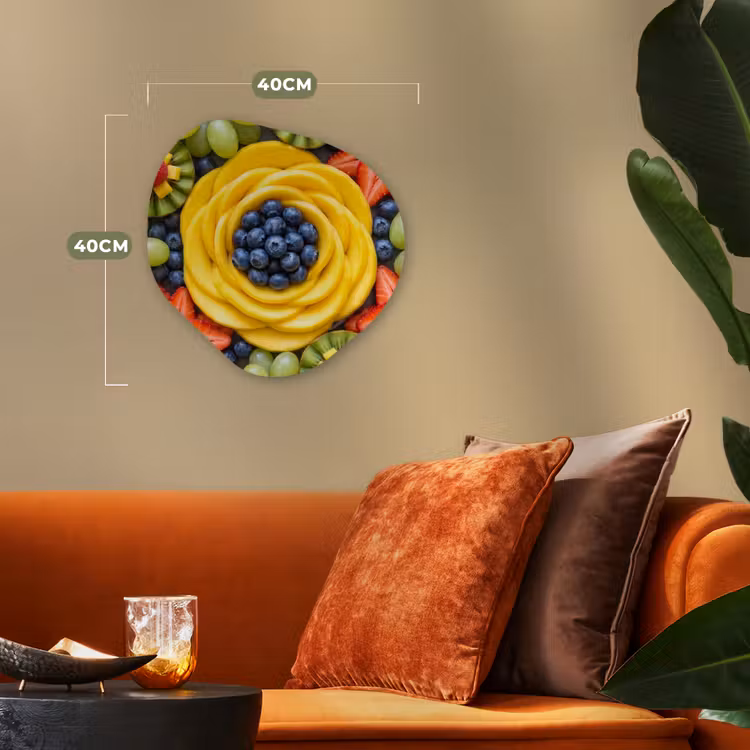 Organisch schilderij - Forex - Fruit - Arrangement - Gezond - Kleurrijk - Eten — 4