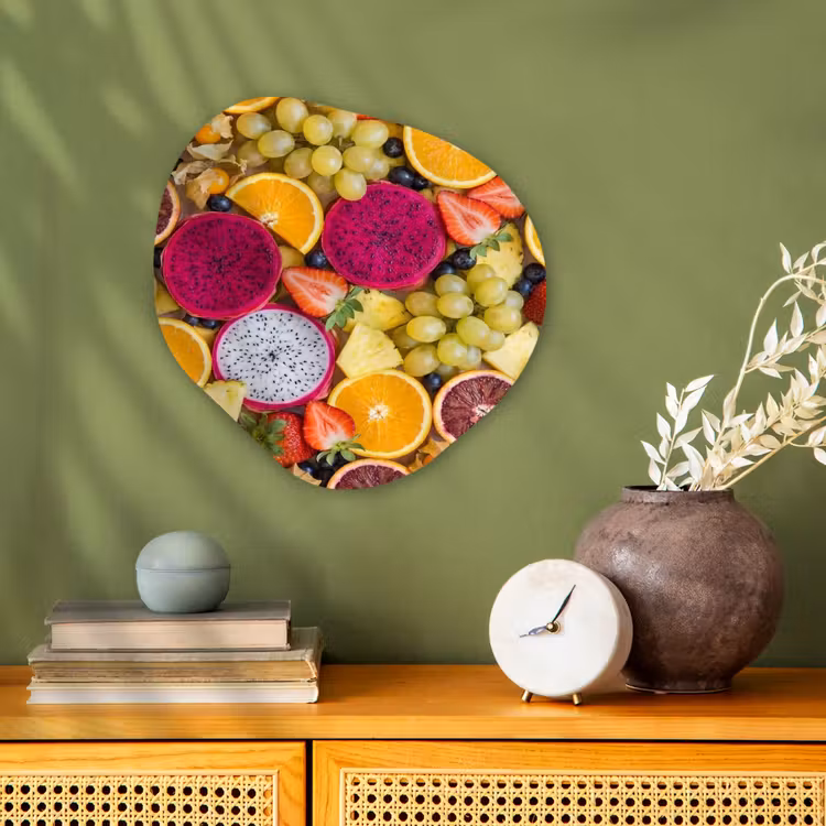 Organisch schilderij - Forex - Fruit - Assortiment - Kleurrijk - Gezondheid — 2