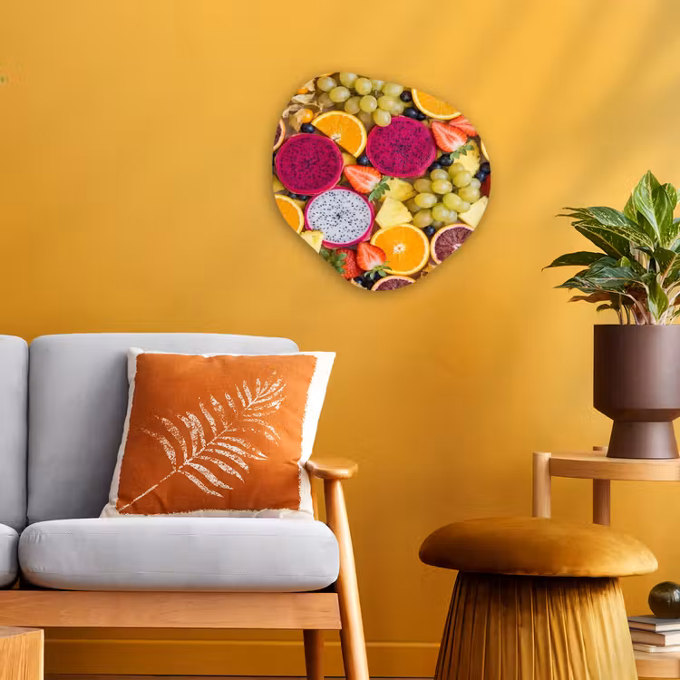 Organisch schilderij - Forex - Fruit - Assortiment - Kleurrijk - Gezondheid — 3