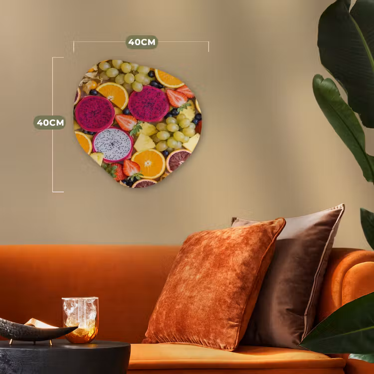 Organisch schilderij - Forex - Fruit - Assortiment - Kleurrijk - Gezondheid — 4