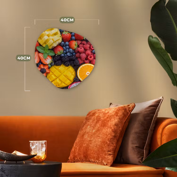 Organisch schilderij - Forex - Fruit - Vers - Kleurrijk - Eten — 4
