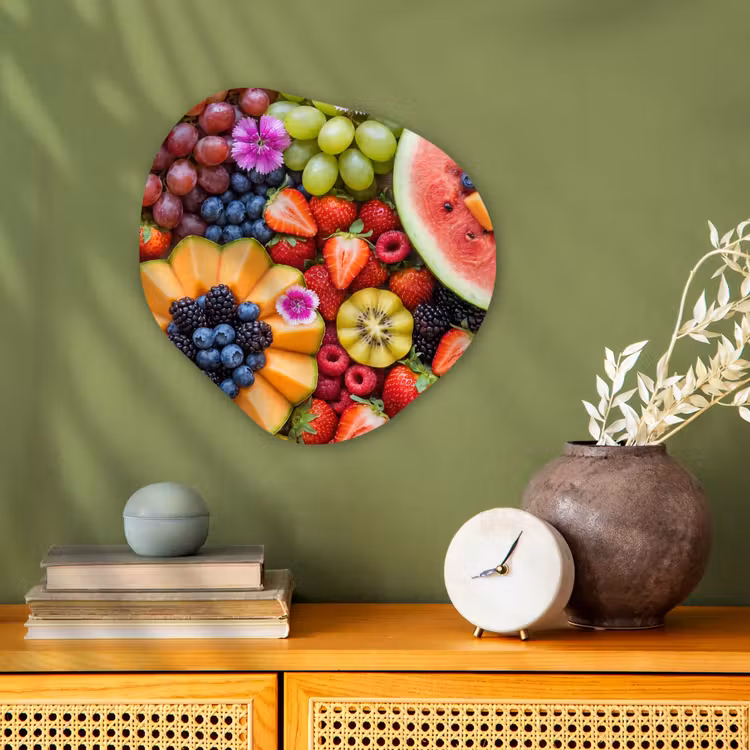 Organisch schilderij - Forex - Fruit - Vers - Variatie - Eten - Kleurrijk — 2