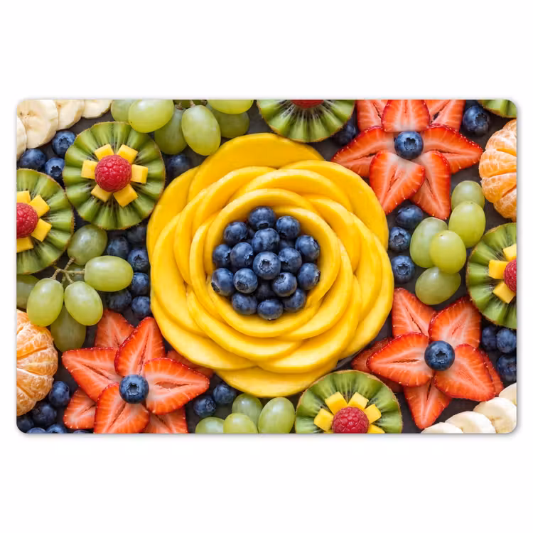 Placemat - 6 stuks - Fruit - Arrangement - Gezond - Kleurrijk - Eten — 7