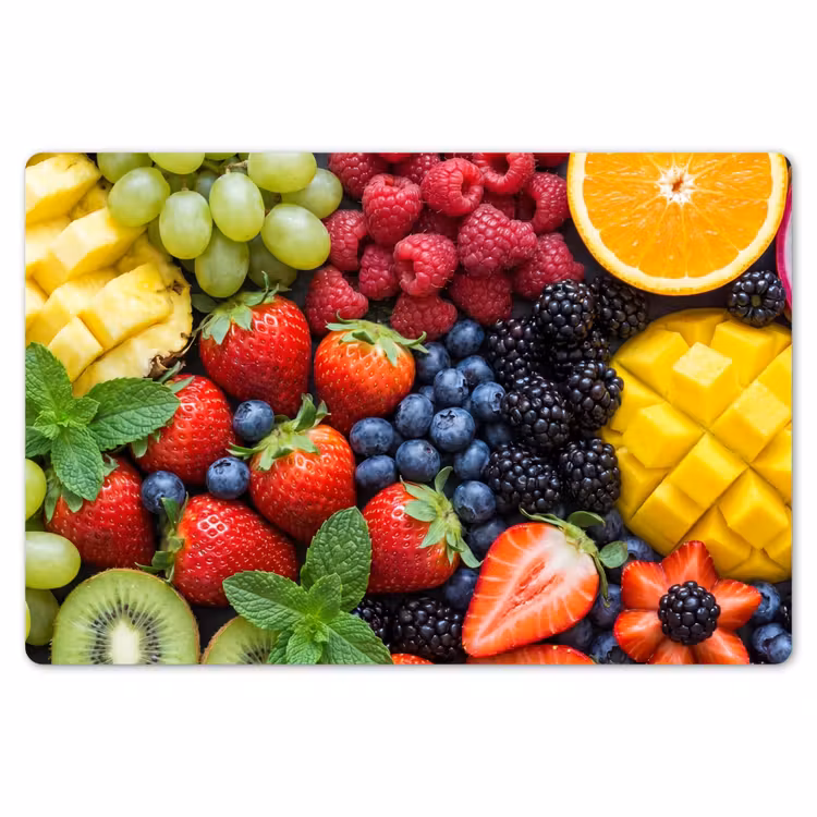 Placemat - 6 stuks - Fruit - Vers - Kleurrijk - Eten — 7