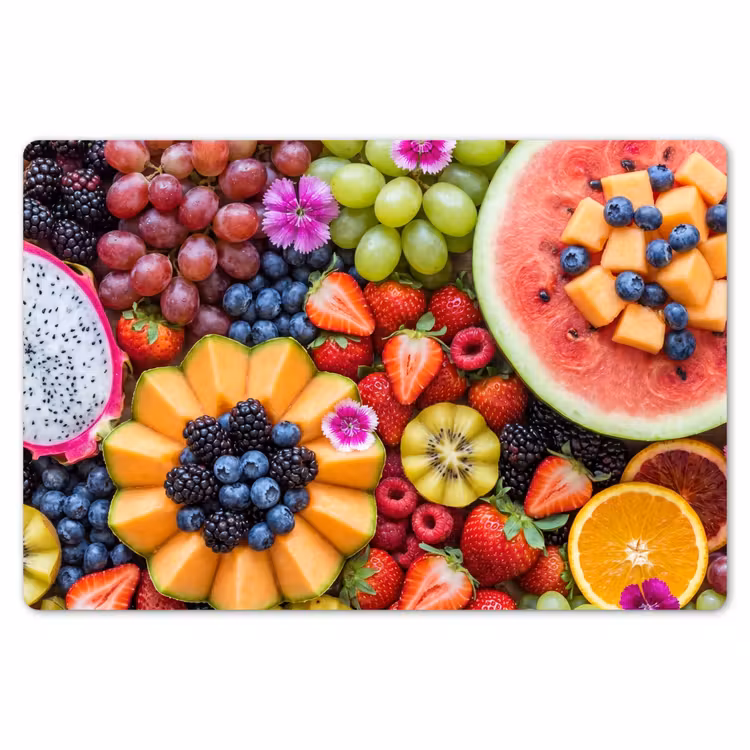 Placemat - 6 stuks - Fruit - Vers - Variatie - Eten - Kleurrijk — 7