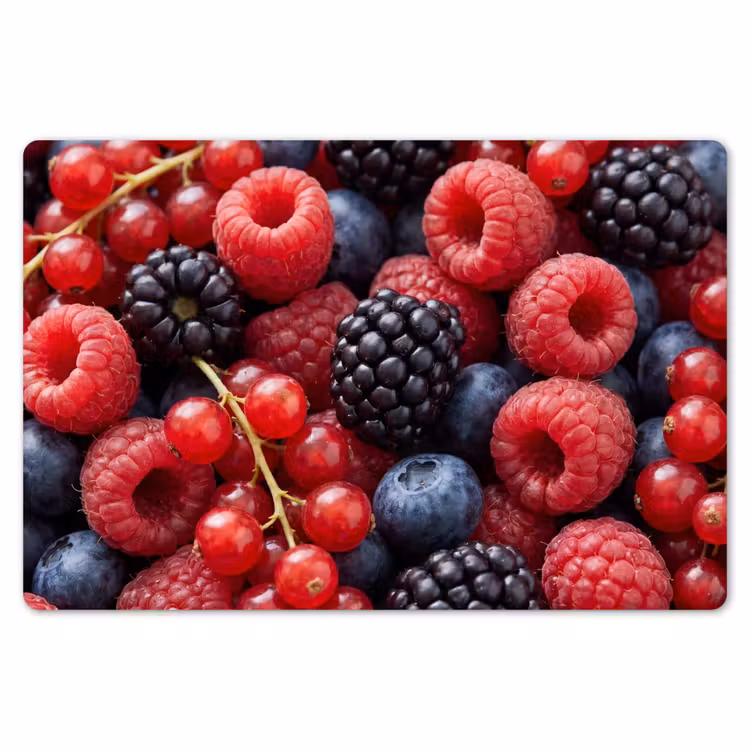 Placemat - 6 stuks - Bessen - Mix - Vers - Eten - Kleurrijk — 7