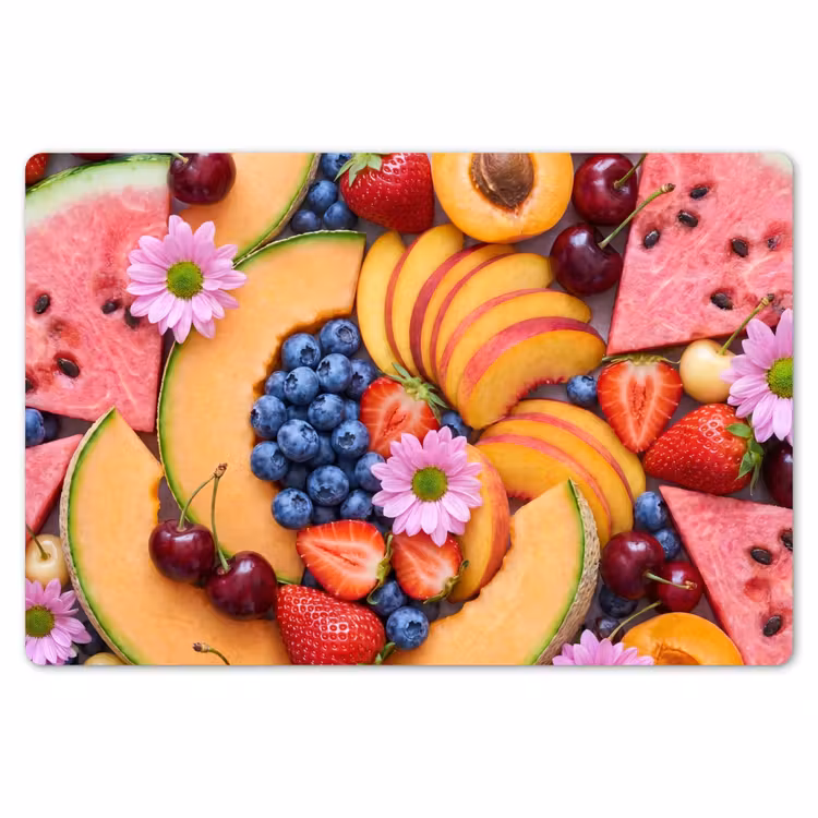 Placemat - 6 stuks - Eten - Fruit - Zomer - Kleurrijk — 7