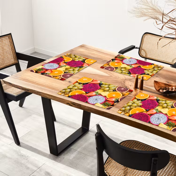 Placemat - 6 stuks - Fruit - Assortiment - Kleurrijk - Gezondheid — 5