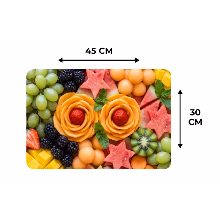 Placemat - 6 stuks - Fruit - Variatie - Kleurrijk - Vers - Eten — 3