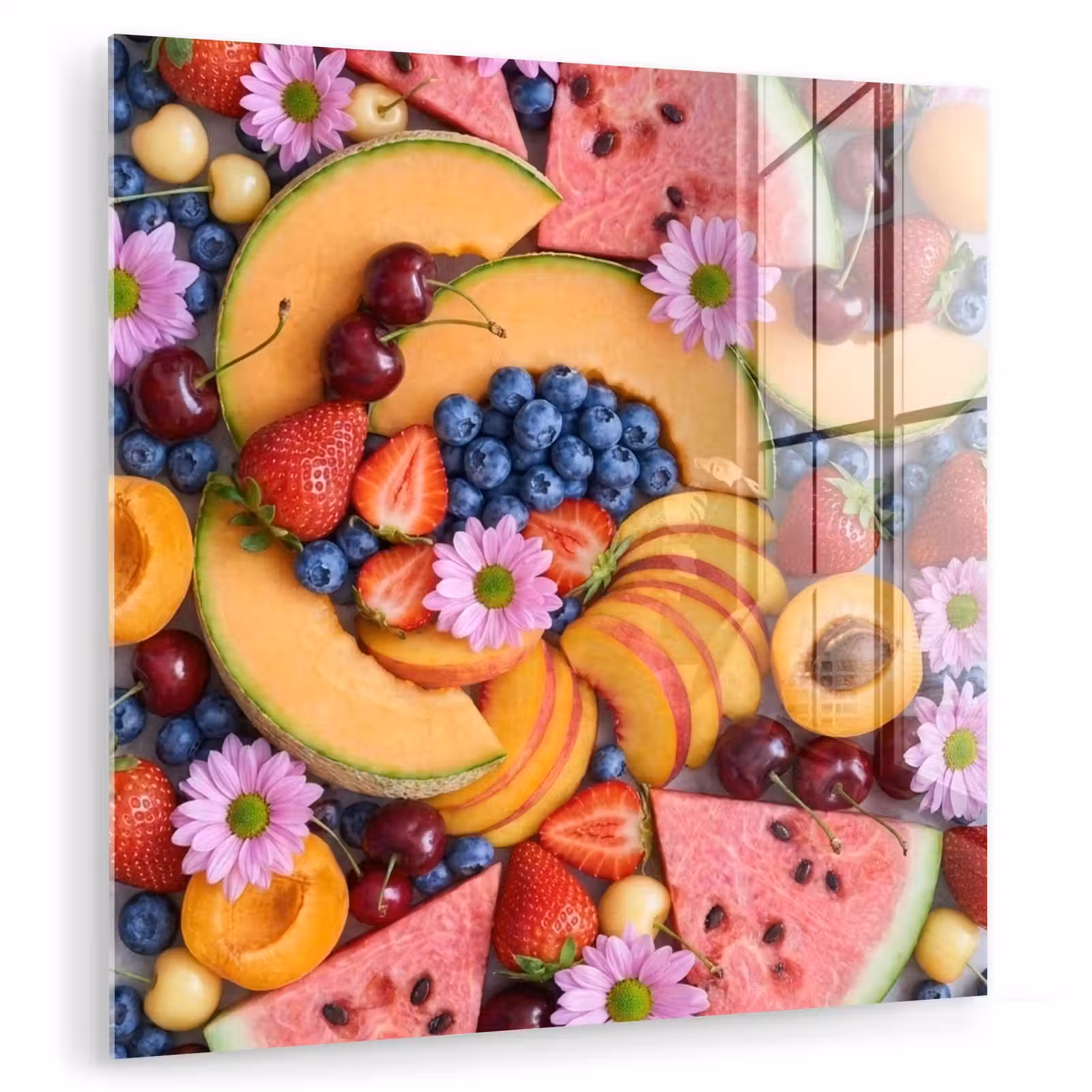 Glas schilderij - Eten - Fruit - Zomer - Kleurrijk — 1