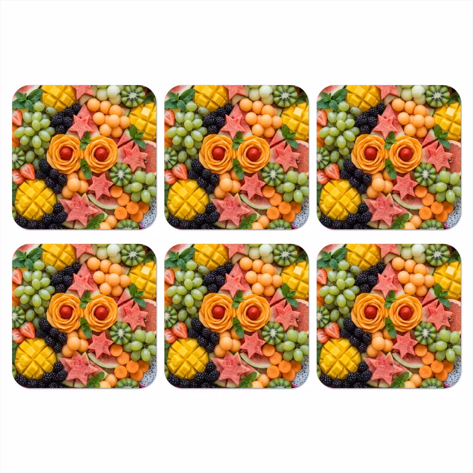Onderzetter - Fruit - Variatie - Kleurrijk - Vers - Eten — 1