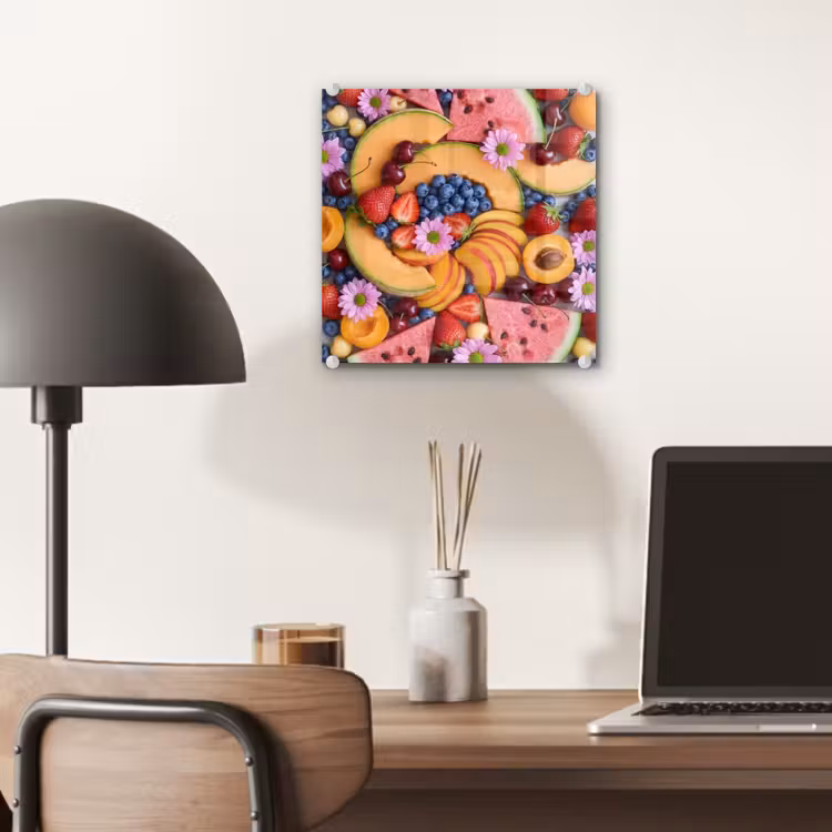 Glas schilderij - Eten - Fruit - Zomer - Kleurrijk — 7