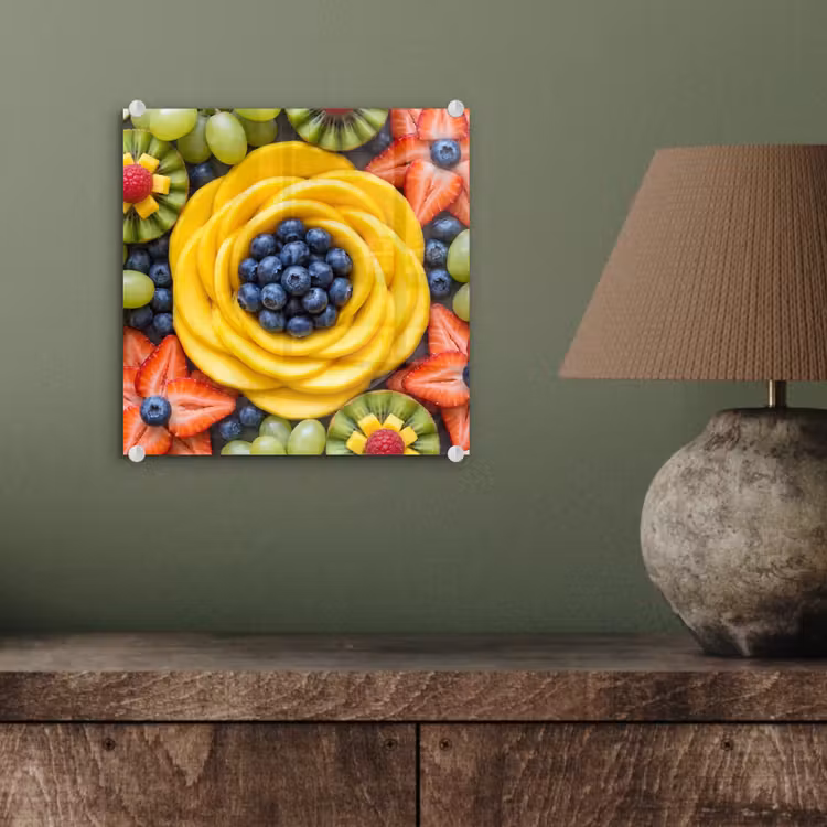 Glas schilderij - Fruit - Arrangement - Gezond - Kleurrijk - Eten — 4