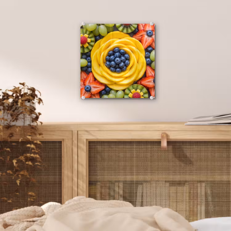 Glas schilderij - Fruit - Arrangement - Gezond - Kleurrijk - Eten — 5
