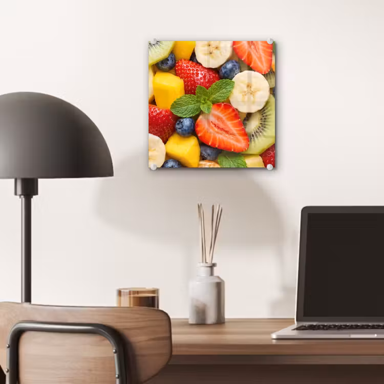 Glas schilderij - Fruit - Plakjes - Eten - Kleurrijk — 7