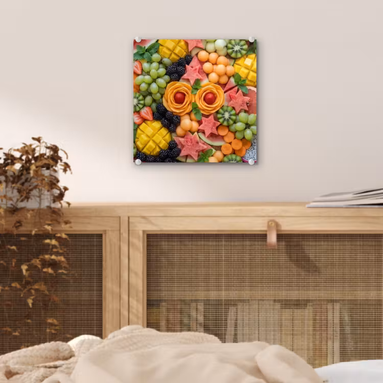 Glas schilderij - Fruit - Variatie - Kleurrijk - Vers - Eten — 5