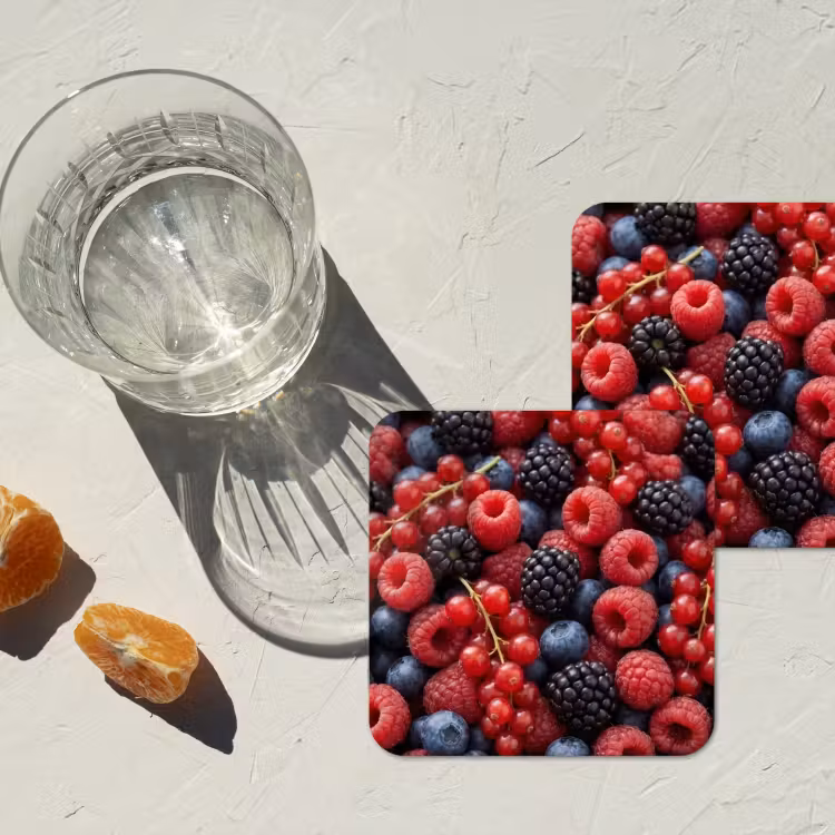 Onderzetter - Bessen - Mix - Vers - Eten - Kleurrijk — 2
