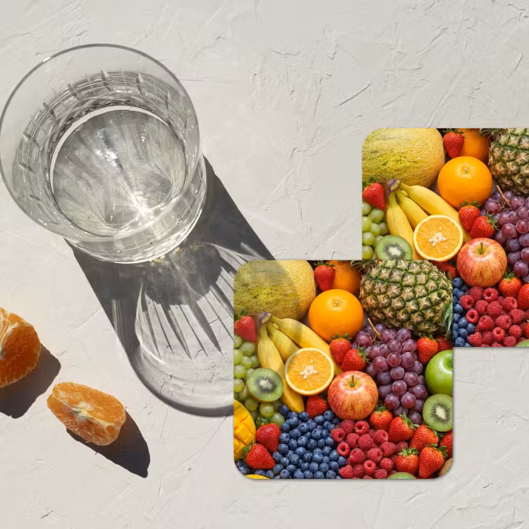 Onderzetter - Eten - Fruit - Vers - Kleurrijk - Voeding — 2