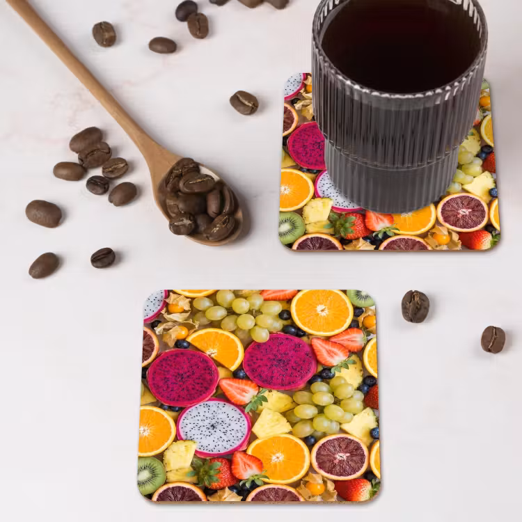 Onderzetter - Fruit - Assortiment - Kleurrijk - Gezondheid — 4