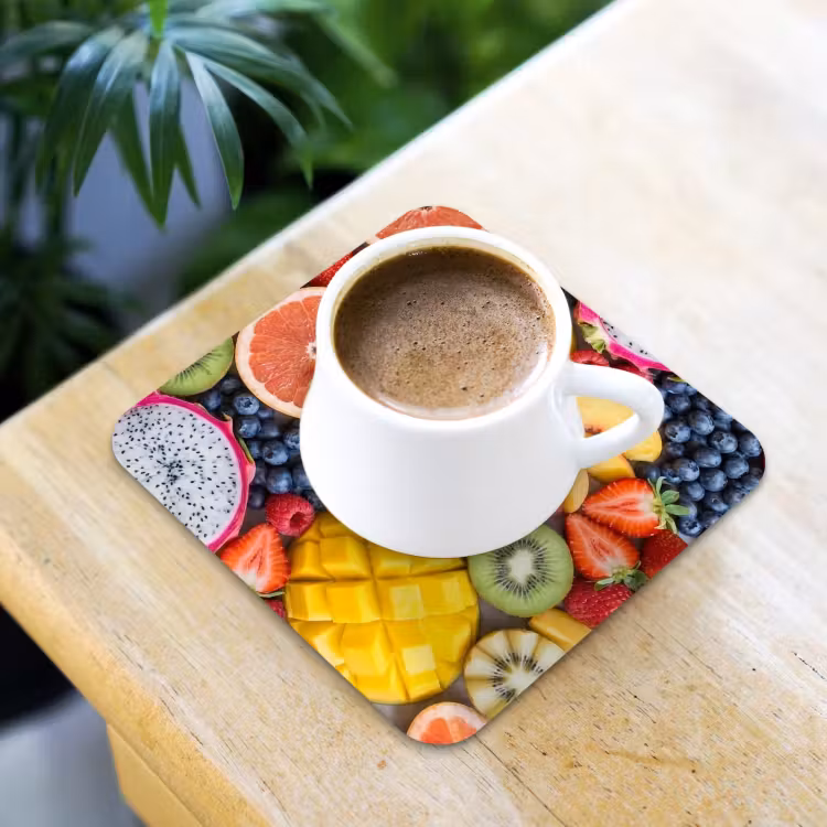 Onderzetter - Fruit - Versneden - Kleurrijk - Eten - Gezond — 3